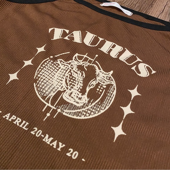Brown Taurus Tank Top - Picture 3 of 4
